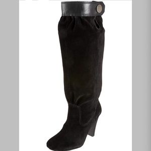 Micheal Kors Harness Suede Boots